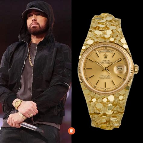 eminem gold nugget watch.